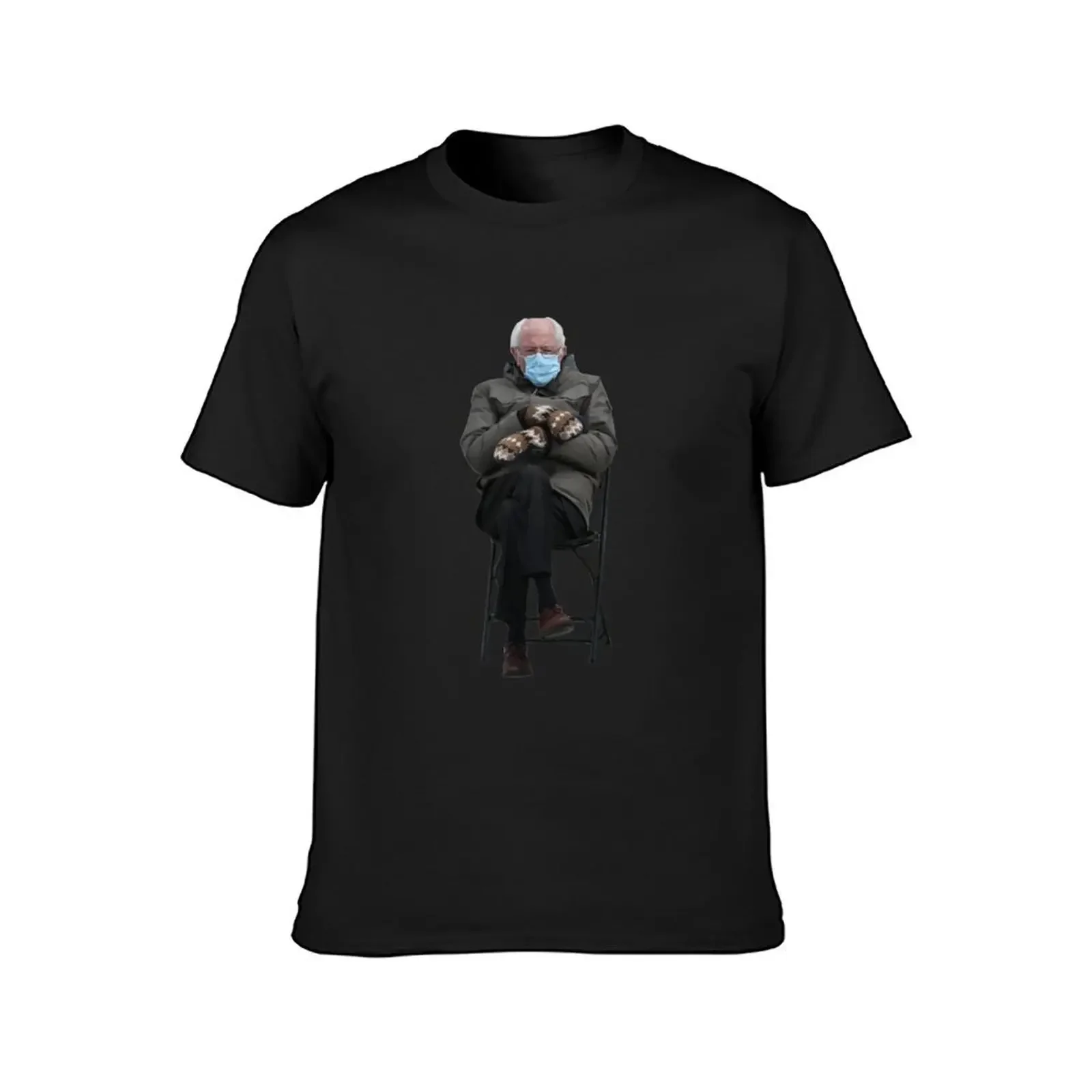 Bernies mittens T-Shirt anime t shirts customizeds black t-shirts for men