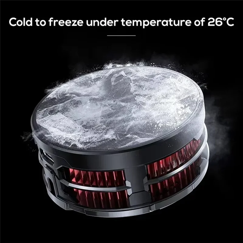 MEMO CX08 Pro AI Halbleiter-Telefonkühler, 2-in-1-Rückclip, hohe Leistung, starke Kühlung mit Befestigung und Klemme-X64A