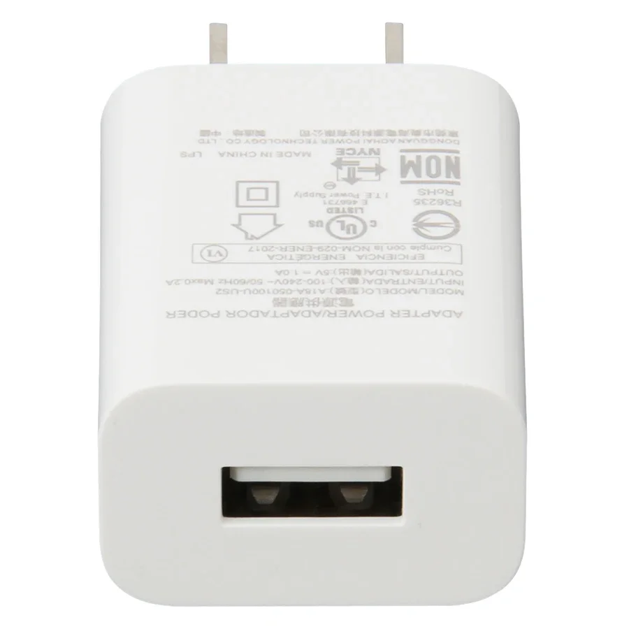 100pcs 휴대 전화 단일 USB 충전기 5V 1A 여행 벽 충전기 미국 플러그 어댑터 iPhone Xiaomi 삼성 충전