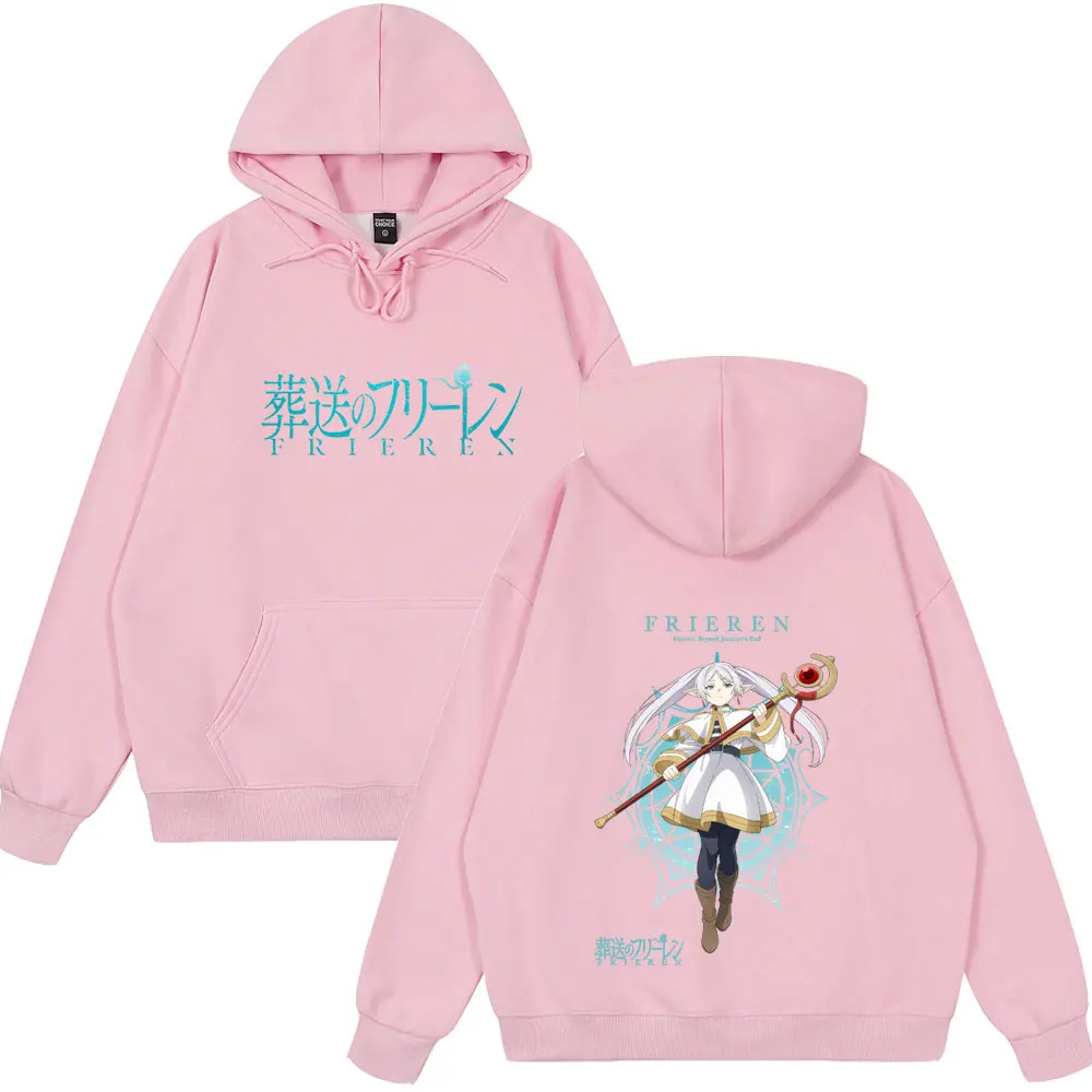Vintage Wear Anime Frieren: Beyond Journey's End Frieren Grafik-Tops für Männer und Frauen, modische Langarm-Shirts, lässige Streetwear, lustige Oberteile – Detail 13