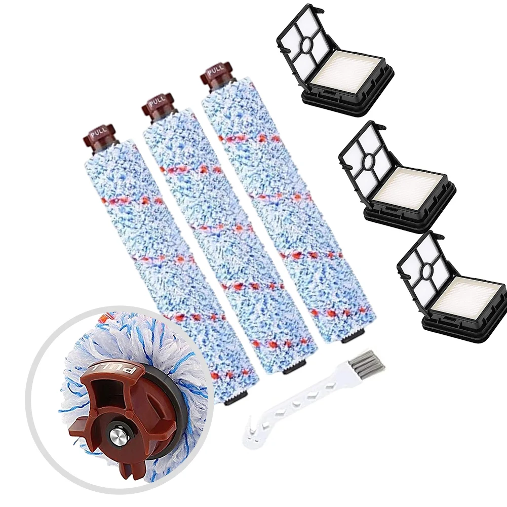 For Bissell For CrossWave Replacement Parts Kit With Multi For Surface Brush-Roll And HEPA Filter Set For Models 1868 1866