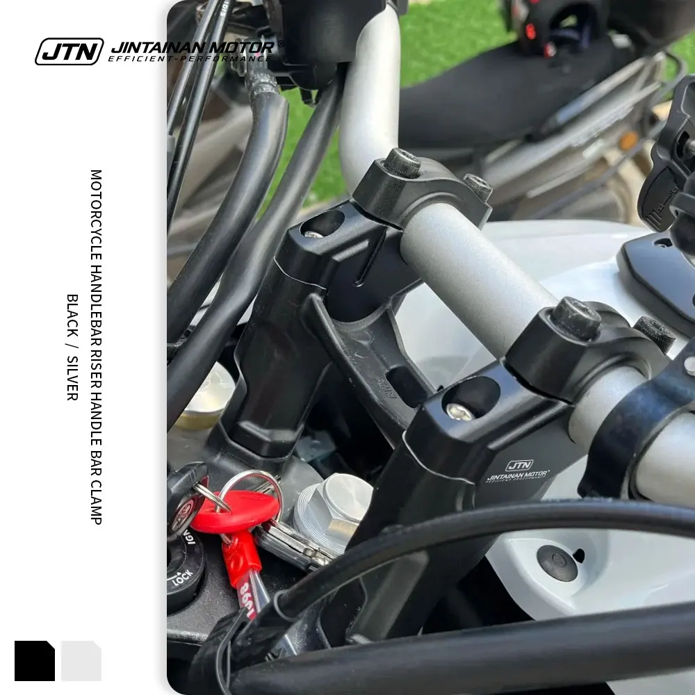 Suporte de Guidão JTN para Motocicleta, Adaptador de Guidão para YAMAHA TENERE 700 WORLD RAID 2019-2024, Acessórios CNC para Guidão