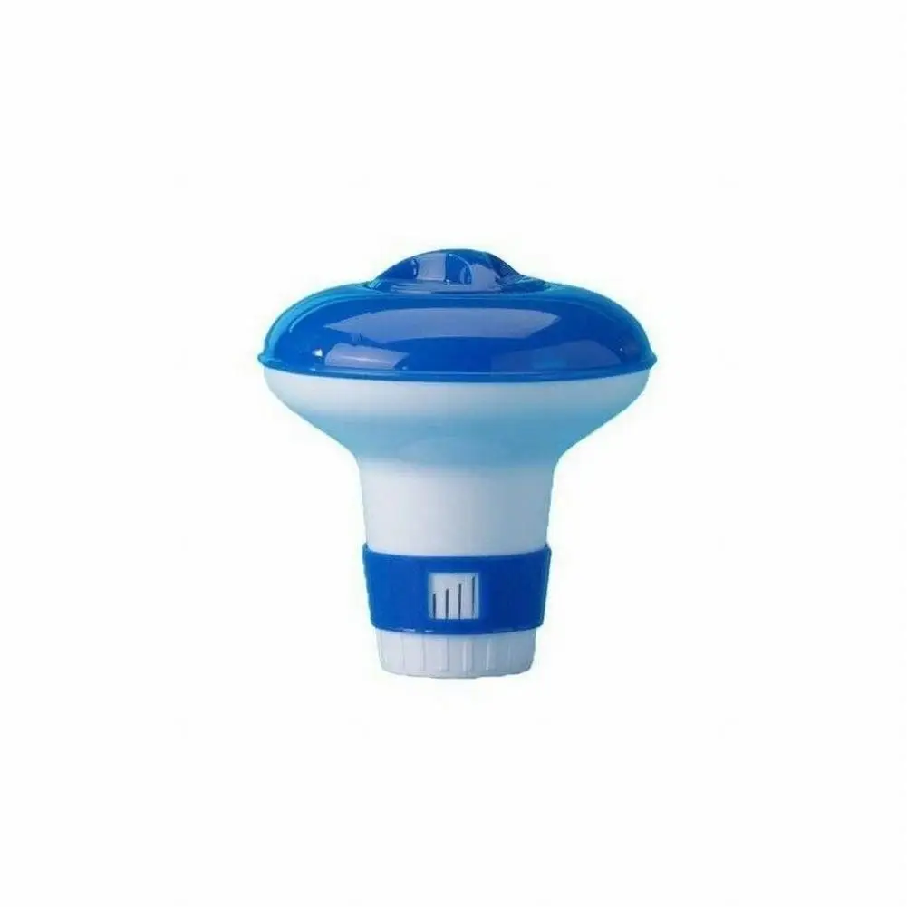 Bromine Floating Dispenser for 0.5 Inch Tablets Supports Water Treatment in Spas Swim Spas and Small Recreational Pool Units