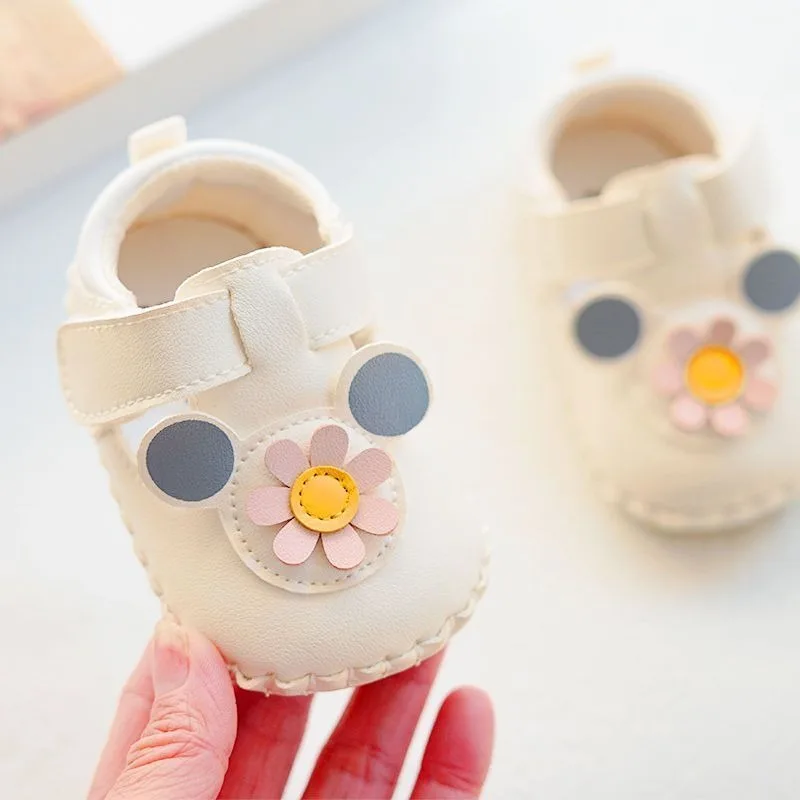 

Симпатичные нескользящие прогулочные туфли на мягкой подошве для малышей 0–1 года, весенне-осенний стиль, первые ходунки для начинающих с надежным дизайном