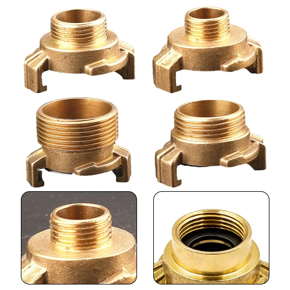 Quick Connect Water Fitting Claw Couplings Tap Connectors Brass DN15 DN20 DN25 Garden Water Connectors