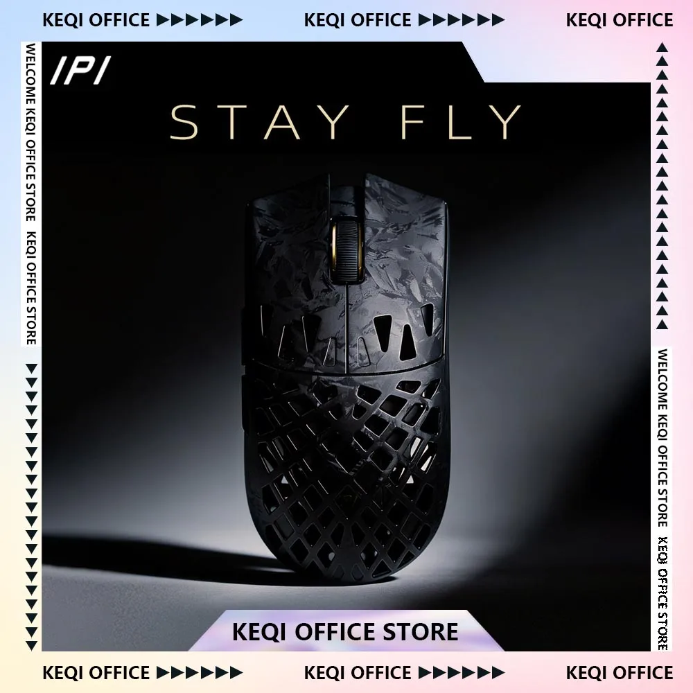 IPI STAY FLY Mouse Dual 8K PAW3950 Lightweighting 3-mode Bluetooth Wireless Gaming Mice E-sports Customized PC Accessories Gifts