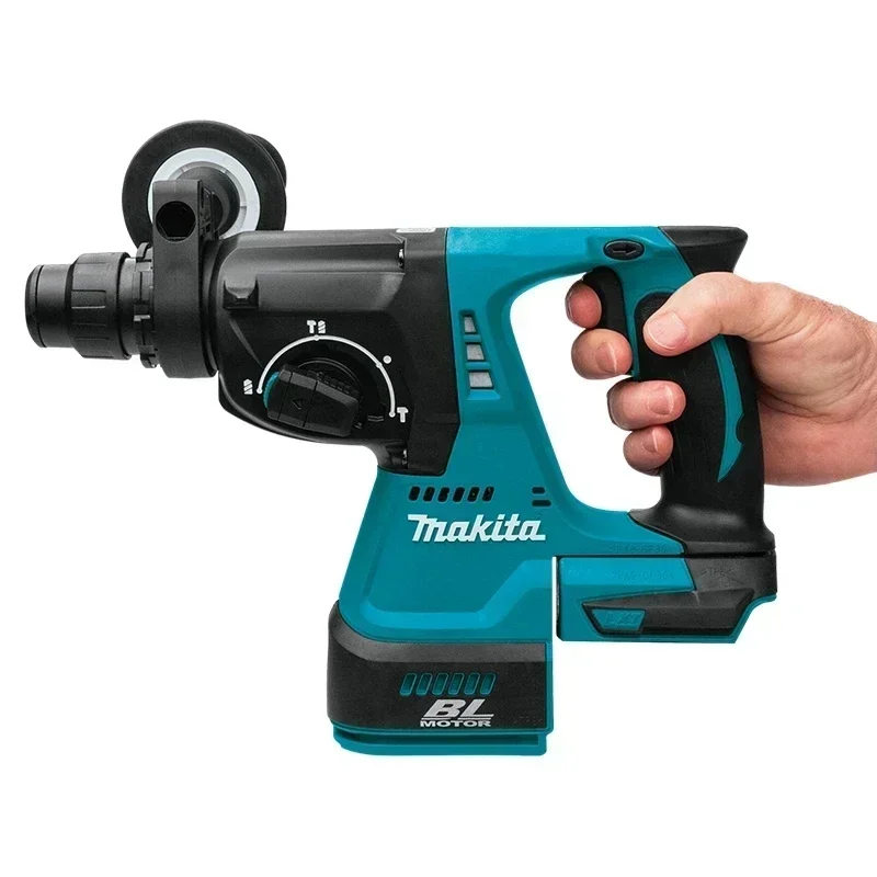 Makita-ブラシレスコードレスロータリーハンマー、充電式電動ドリル、ブラシレス、sds-plus、dhr242z、dhr242、18v、24mm、2.0j