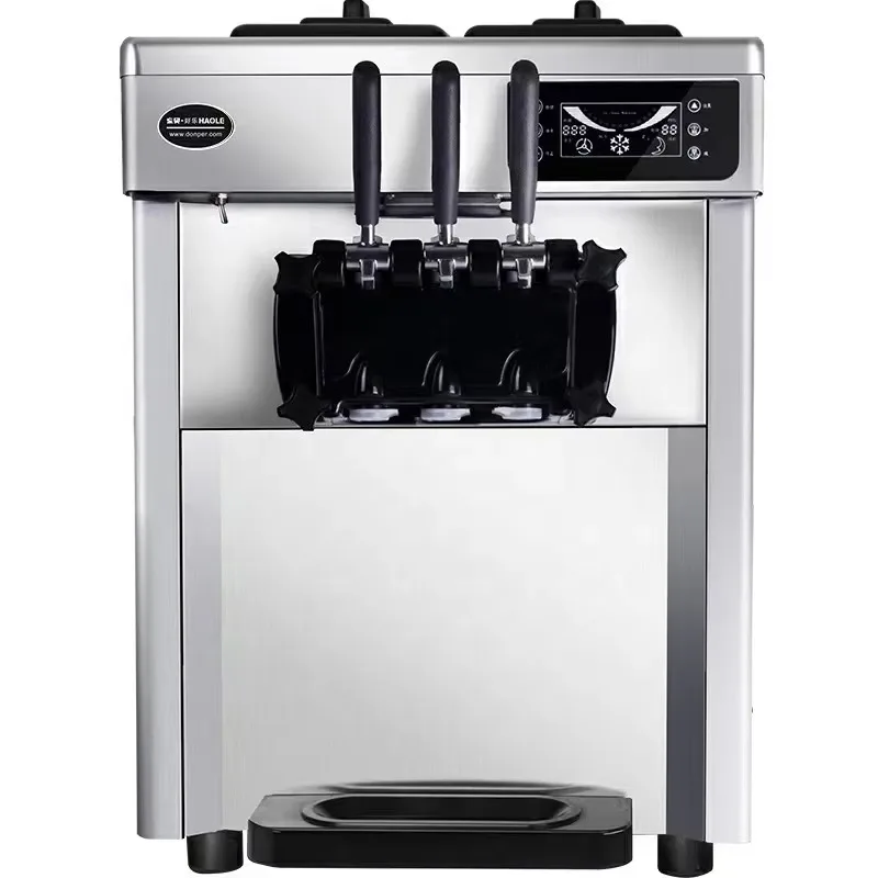 Desktop 3 flavors mini soft making ice cream machine price/small ice cream machine price