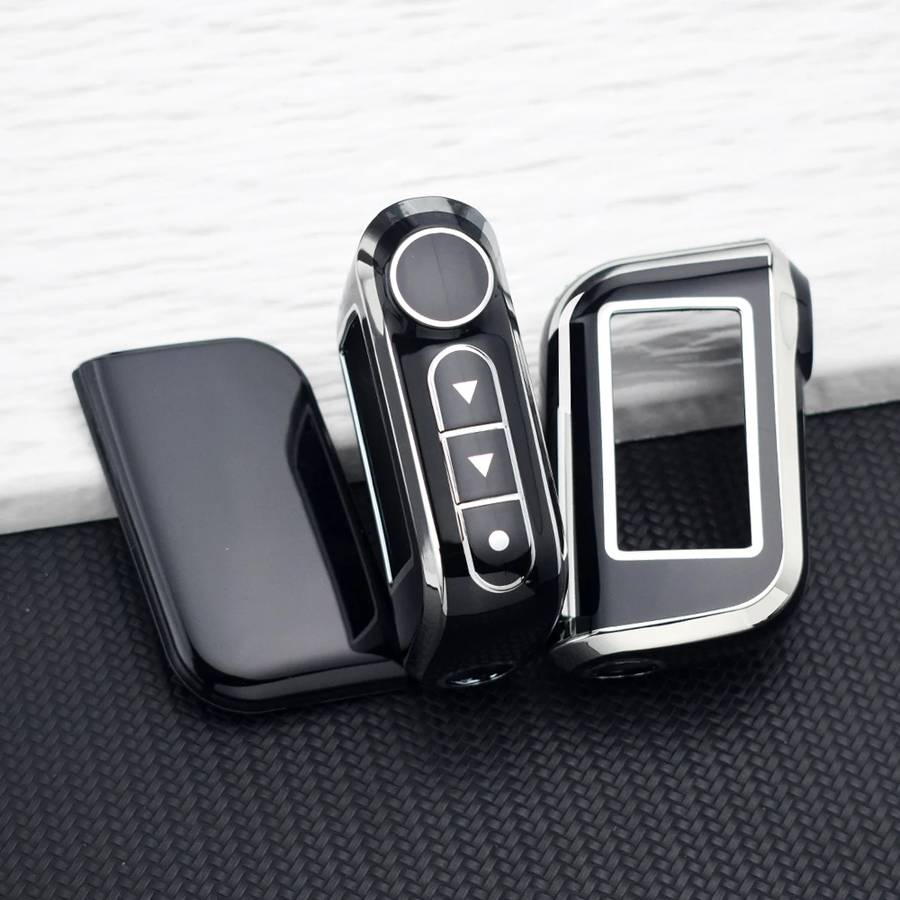 

Car Key Case For Alarm LCD Remote Controller Soft TPU Cover for Starline A93 A63 Russian Version Two Way Keychain Accessories