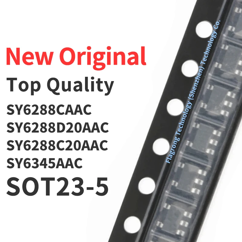 

10 Pieces SY6288CAAC SY6288D20AAC SY6288C20AAC SY6345AAC DF RE RT YS SOT23-5 New Original