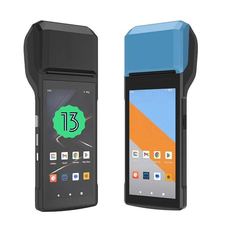 Terminale POS mobile Android 13 portatile Senraise H10S 4G con stampante termica da 58 mm