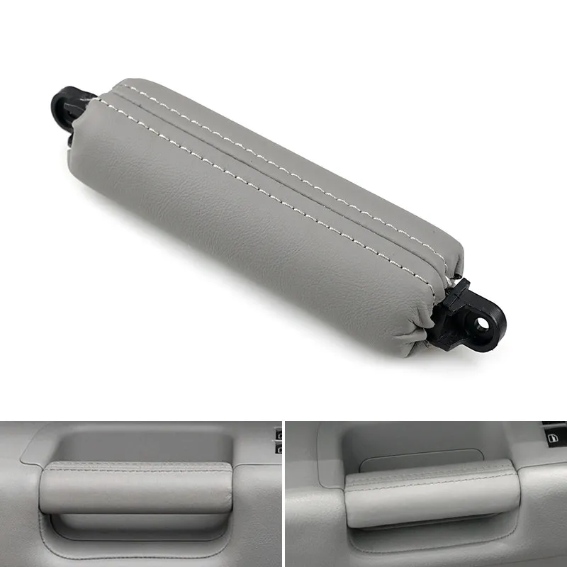 For VW Touareg 2003 2004 2005 2006 2007 2008 2009 2010 Car Interior Door Left Right Hand Driver Side Gray Leather Pull Handle