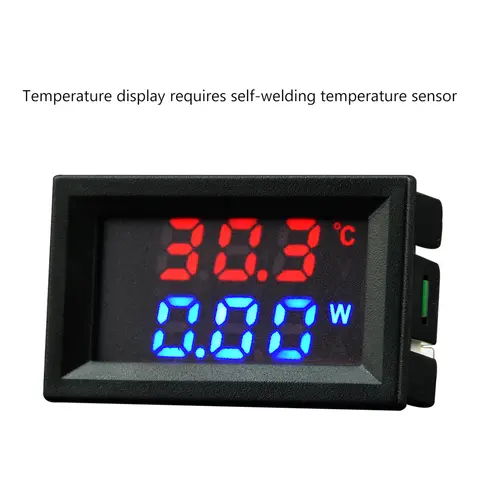 10A/50A/100A डिजिटल वोल्टमीटर एमीटर डुअल LED डिस्प्ले वोल्टेज करंट मीटर मल्टीफंक्शनल डिजिटल वोल्ट मीटर इंस्ट्रूमेंट टूल 6 best sales वोल्टेज करंट डिस्प्ले - №2