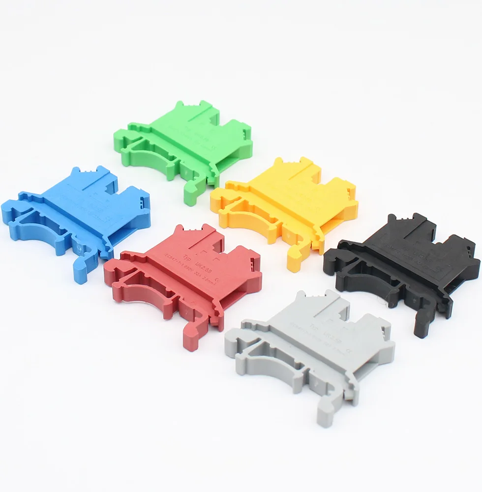 50Pcs UK2.5B CE approved UK-2.5B DIN rail Terminal blocks Phoenix type high quality
