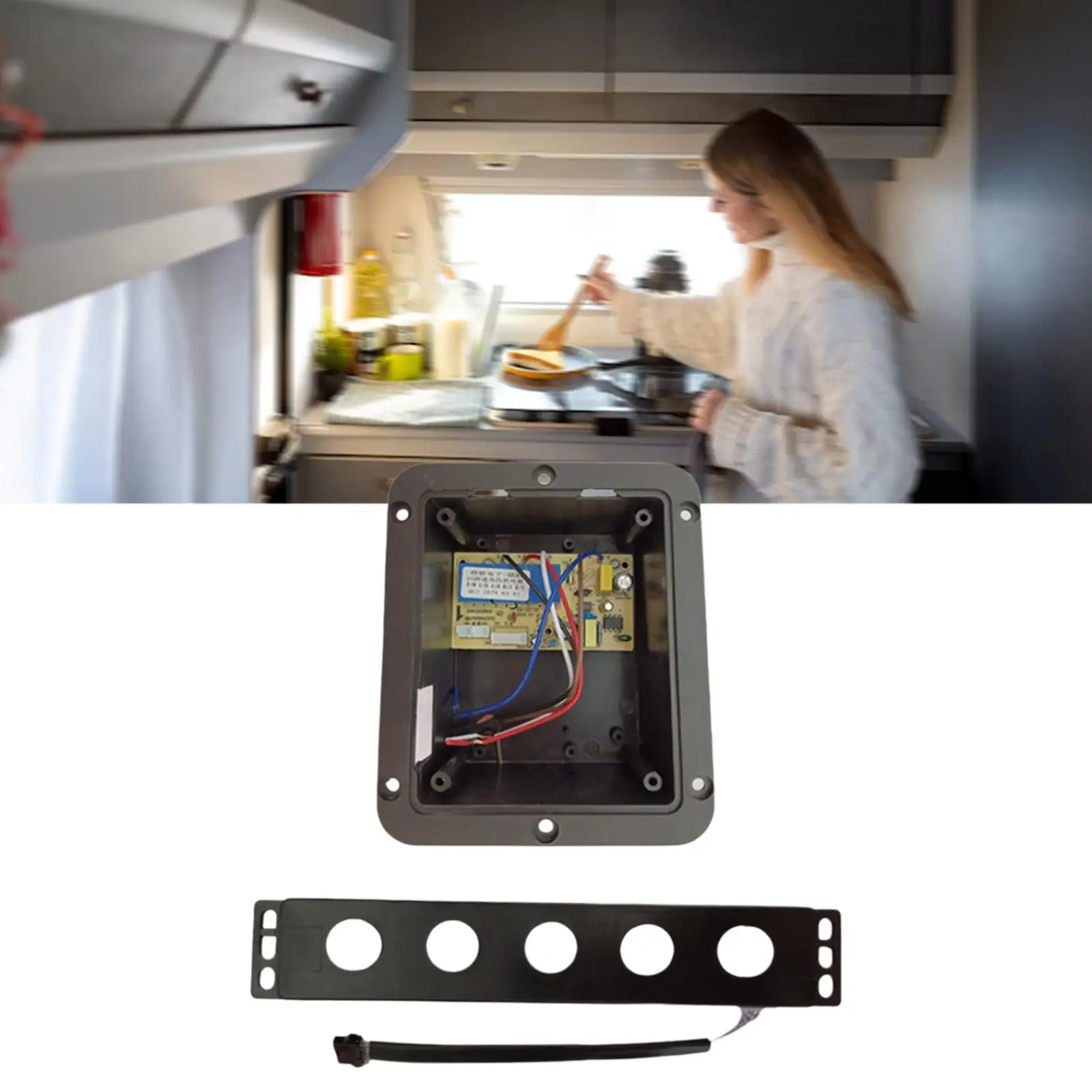 Carte de commande de hotte de cuisine, carte mère, accessoires de capots légers de remplacement 2 pour le commerce domestique