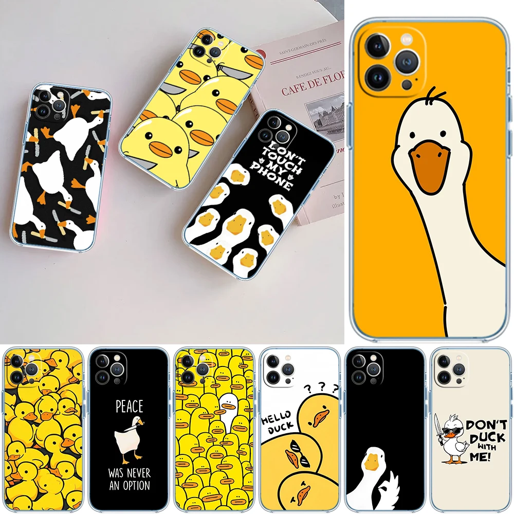 QT17 DUCK Cartoon nueva funda de teléfono de alta gama para Moto Edge 20 30 S30 40 50 Fusion Plus Pro Lite Neo Ultra G Stylus Play