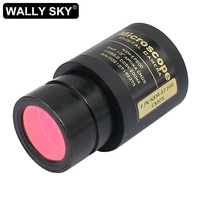2MP USB Camera for Microscope HD CMOS 23.2mm Digital Eyepiece for Biological Microscope Watching Photograph Recording Measuring