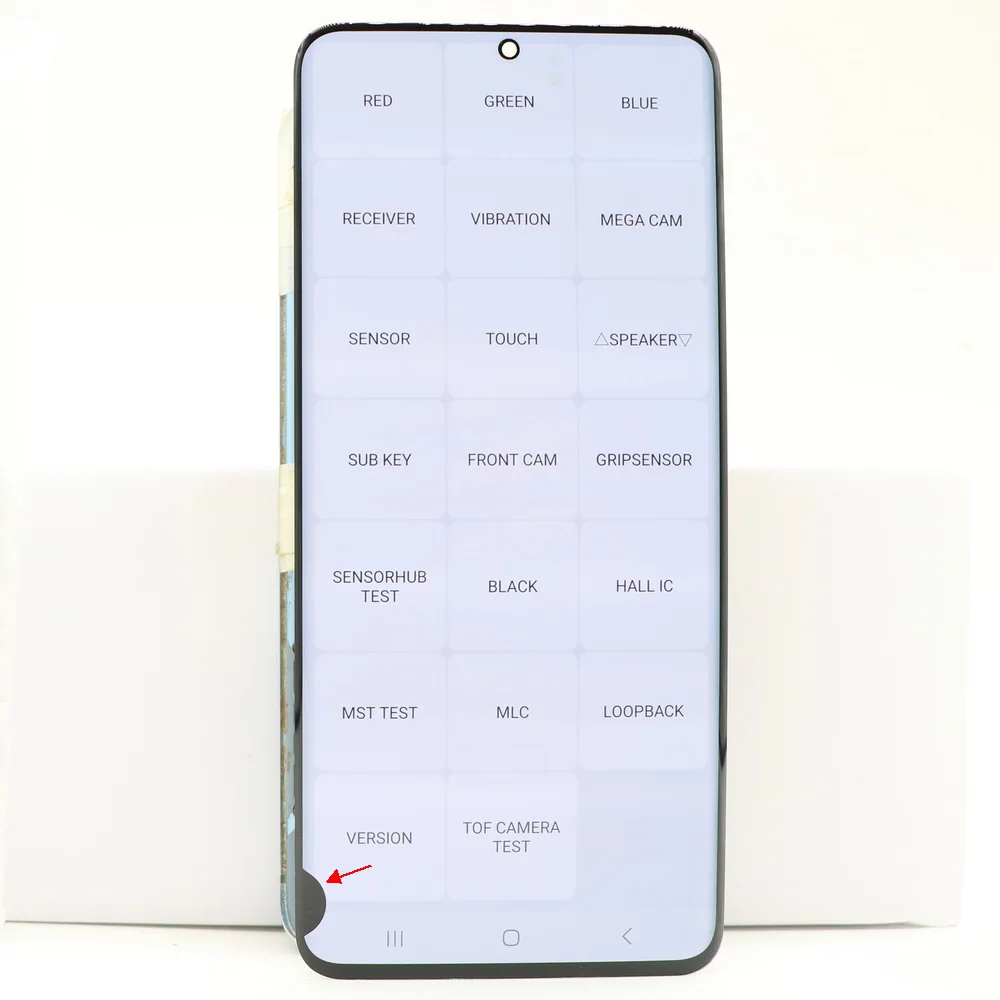 Super AMOLED For Samsung Galaxy S20 Ultra G988 G988F G988U LCD Display Touch Screen Digitizer With defects screen 100% testing