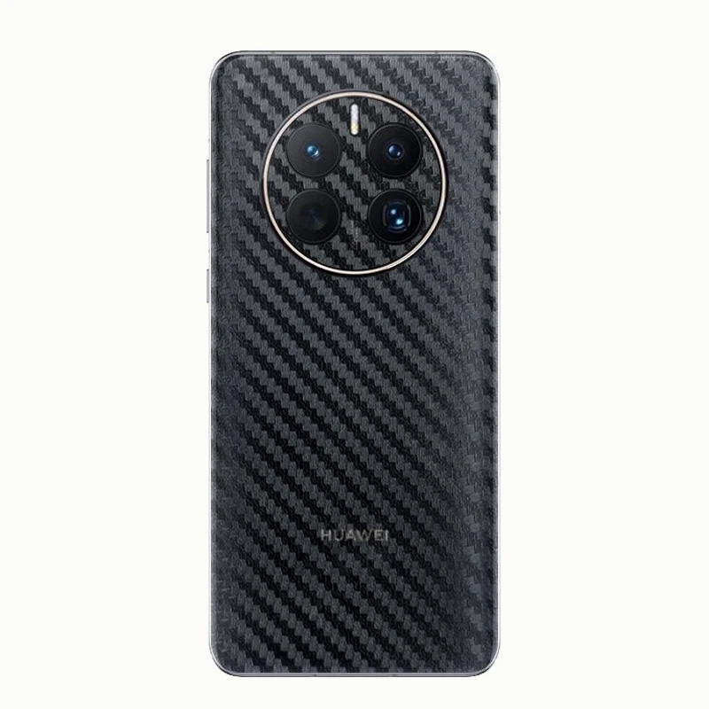 New Carbon Fiber Back Film For Huawei Mate 60 50 40 30 Mate40 Pro Wrap Skin Paste Color Frosted Lens Rear Stickers