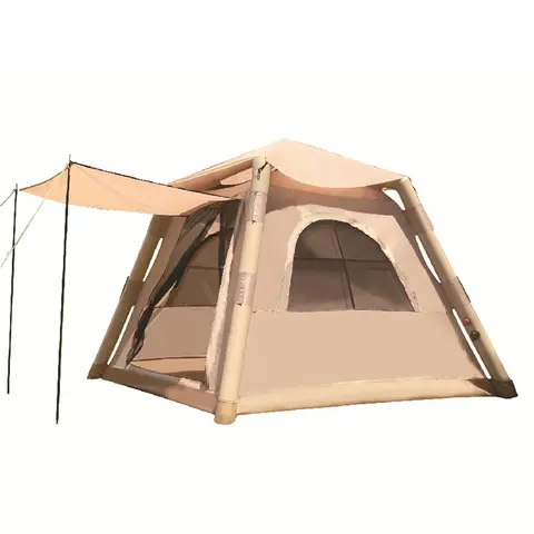 Tenda gonfiabile portatile per esterni - Attrezzatura da campeggio pieghevole leggera per riparo notturno con installazione istantanea da viaggio