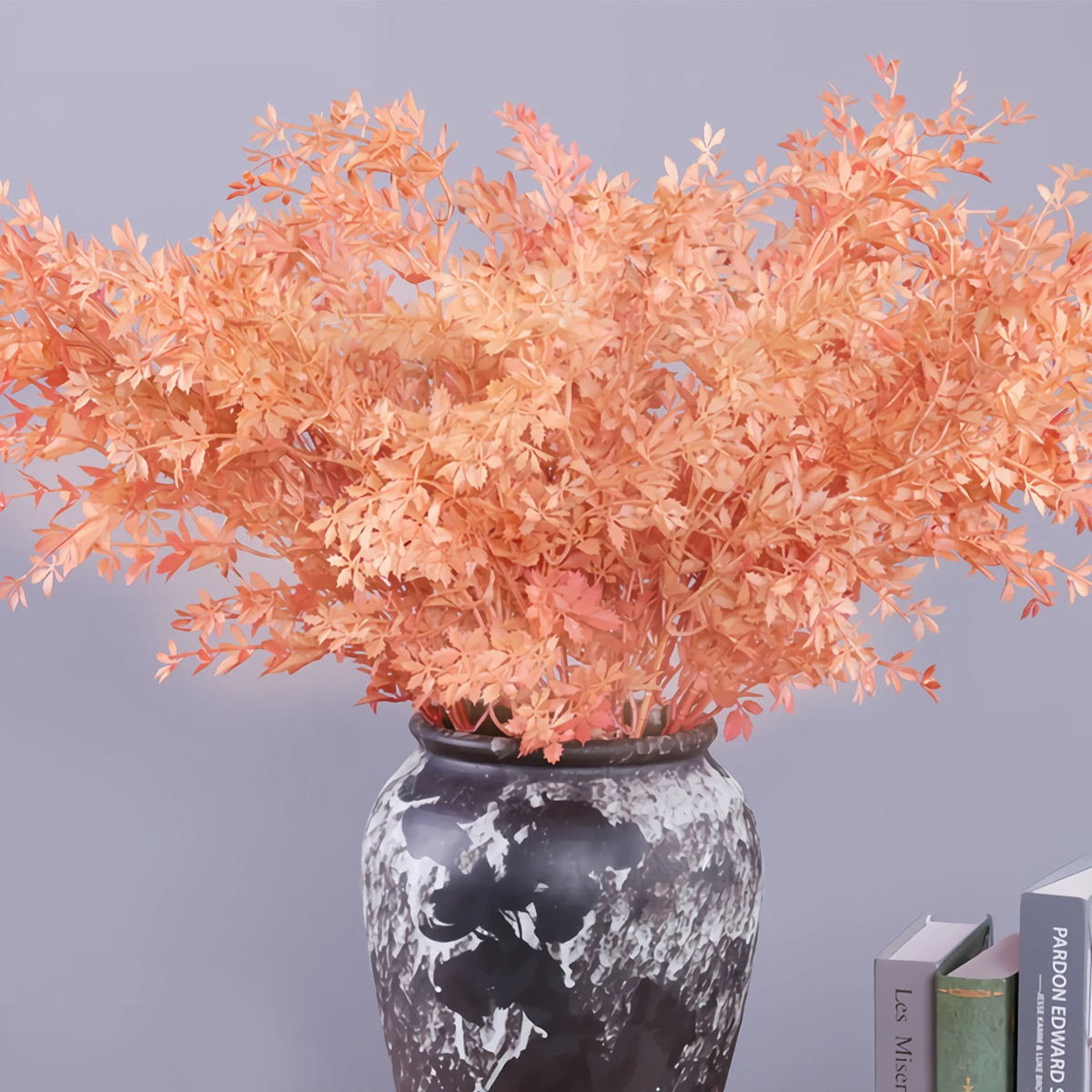 

2pcs Artificial Plant Decor for Home Fake Leaf Ornament Simulation Greenery Faux Flowers Indoor Outdoor Decoration