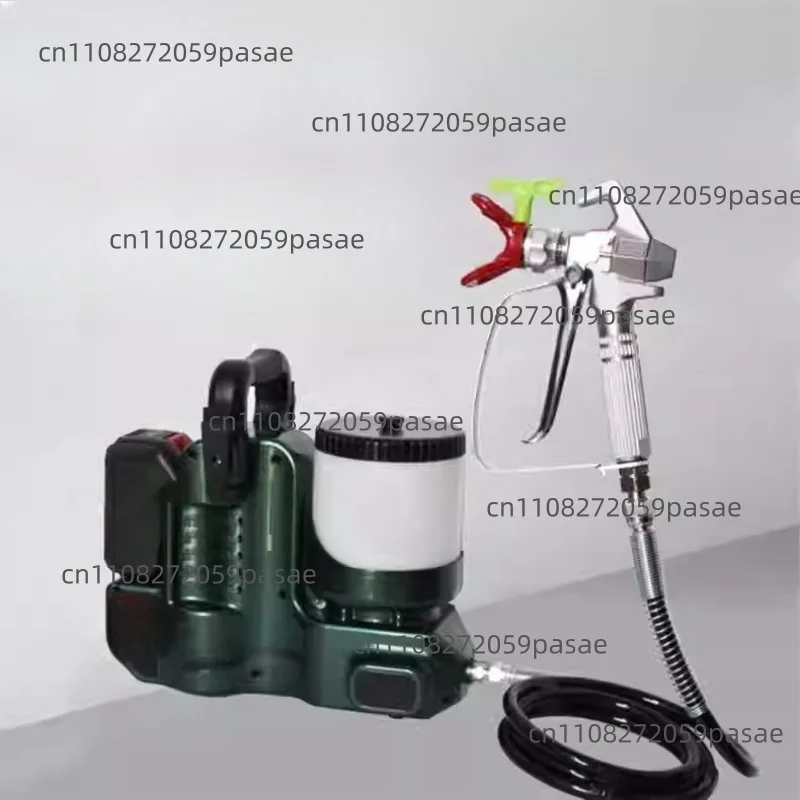 Backpack Handheld Sprayer Paint Paint High Pressure Airless Lithium Battery Convenient Plunger Wall Repair Machine
