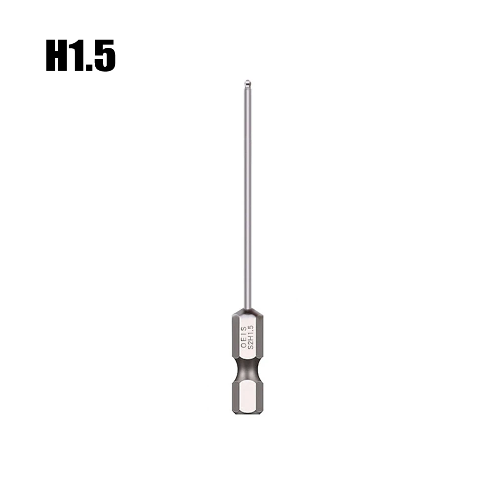 

Screwdriver Bit Premium Magnetic Ball End Hex Screwdriver Bit 75mm Long Metric Hex Bit Driver for Long Lasting Durability