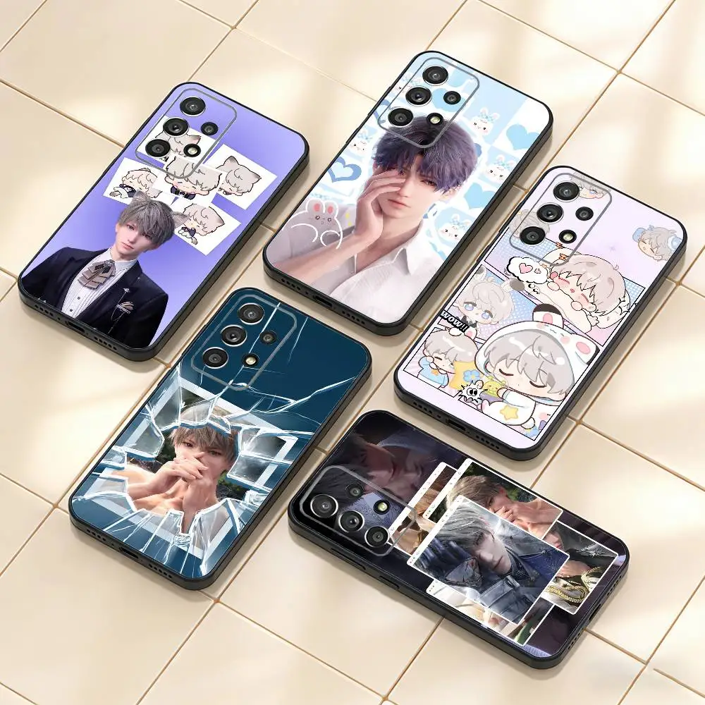 

L-Love And D-Deepspace Sylus Phone Case For Samsung S25,S24,S21,S22,S23,S30,Ultra,S20,Plus,Fe,Note,10,9,5G Black Cover