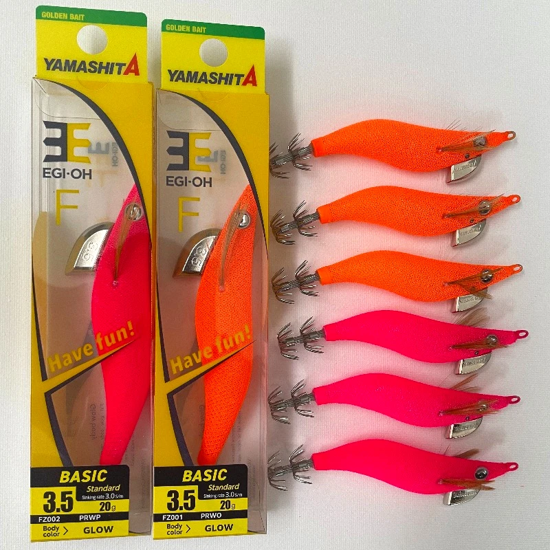 FZ001/FZ002 لون جديد ياماشيتا 2.0 2.5 3.0 3.5 سوبر EGI-OH F توهج الحبار صاروخ الحبار EGI تهزهز إغراء الطعم هوك الروبيان الخشبي #1