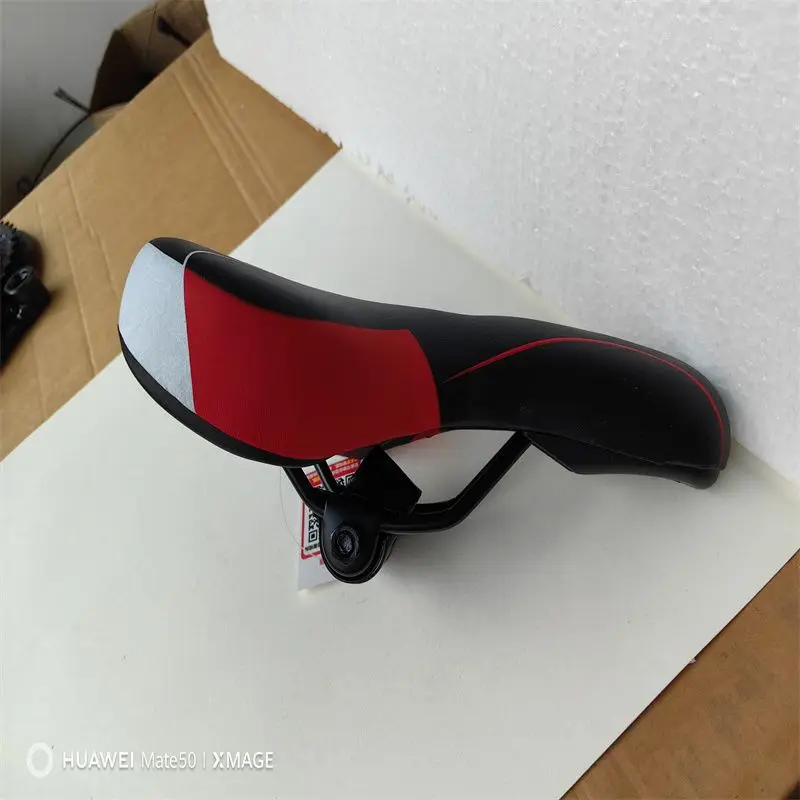 White Blue Bicycle Seat Cover Soft Padded Breathable Non-Slip Bike Saddle Cushion for Outdoor Cycling Mountain Road Bikes Adults - view 3