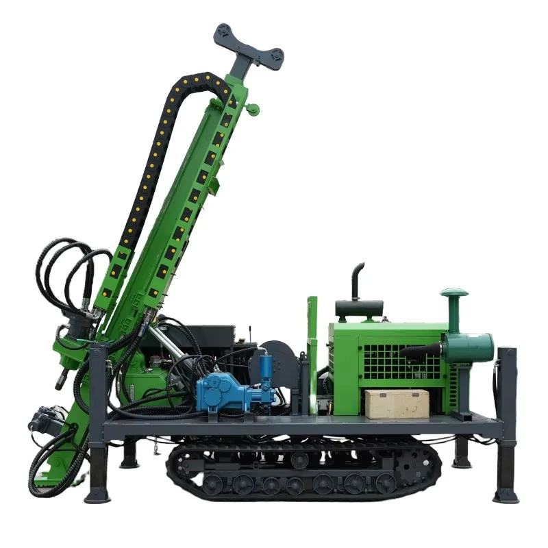 Fast Drilling Speed Reasonable Structure Crawler diesel Powered Full Hydraulic Core Drilling Rig