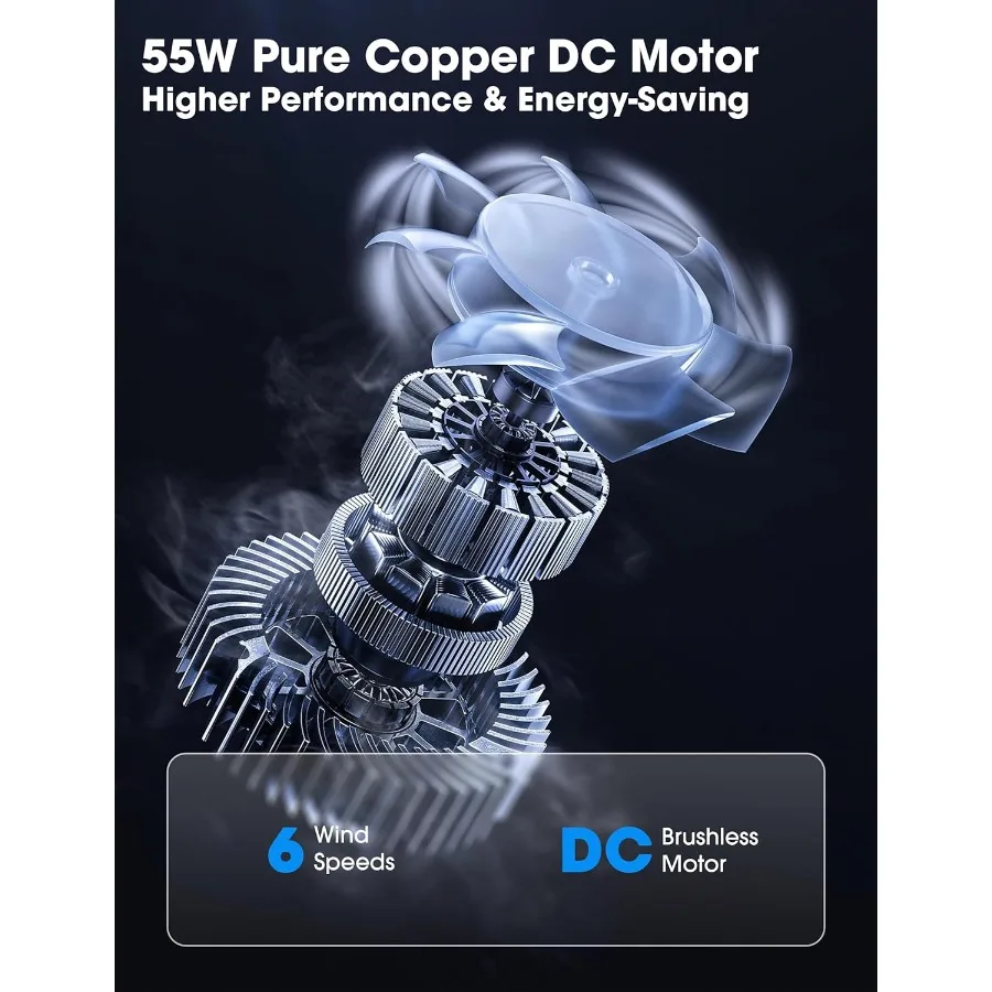 مراوح السقف في الهواء الطلق مقاوم للماء 84 بوصة مراوح السقف الصناعية السوداء بدون أضواء مروحة سقف كبيرة بدون ضوء مع 5 ألومنيوم