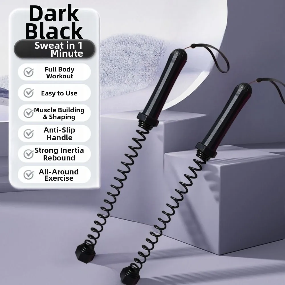 

Ergonomic Grip Cordless Battle Rope Stainless Steel Strong Rebound Spring Arm Expander Flexible Spring Non-slip Handle