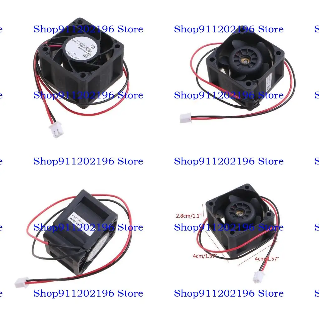 

P82A 14000r Dual Ball Bearing High Speed Cooling Fans 40mm FFB0412UHN For AVC for DC