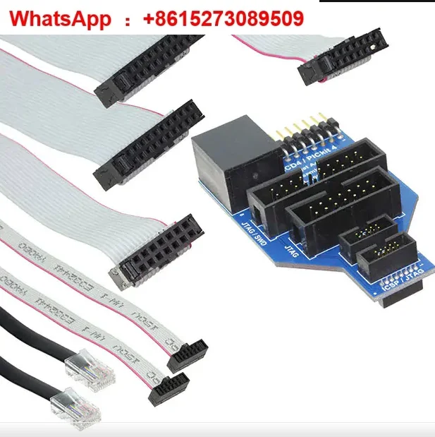 AC102015 УНИВЕРСАЛЬНАЯ ПЛАТА АДАПТЕРА ICD4 ICD5 ICSP/JTAG pickit5 PICKIT4 2,54 1,27 мм 20 контактов 10PIN J-LINK Atmel-ICE AT91SAM-ICE TC2030