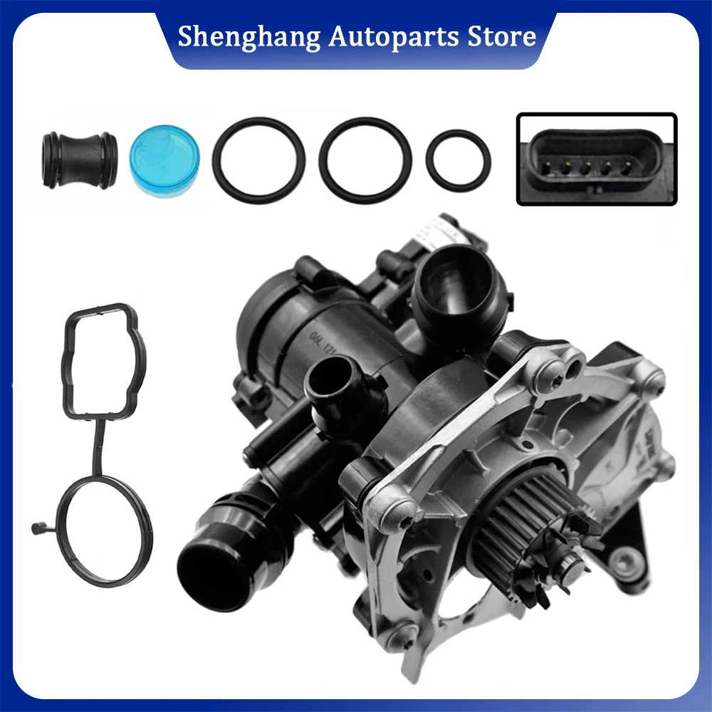 

06L121600D Coolant Regulator 06L121111M 06L121111B 06K121600C For Audi A3 A4 A5 A6 A7 A8 Q5 Q7 Q8 TT VW Passat Jetta Polo Tiguan