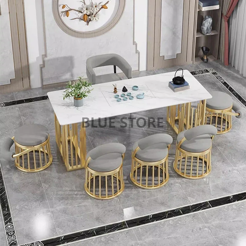 Office Modern Dining Table Grey Newclassic Nail Apartment Hotel Coffee Tables Center Balcony Mesas De Jantar Library Furniture