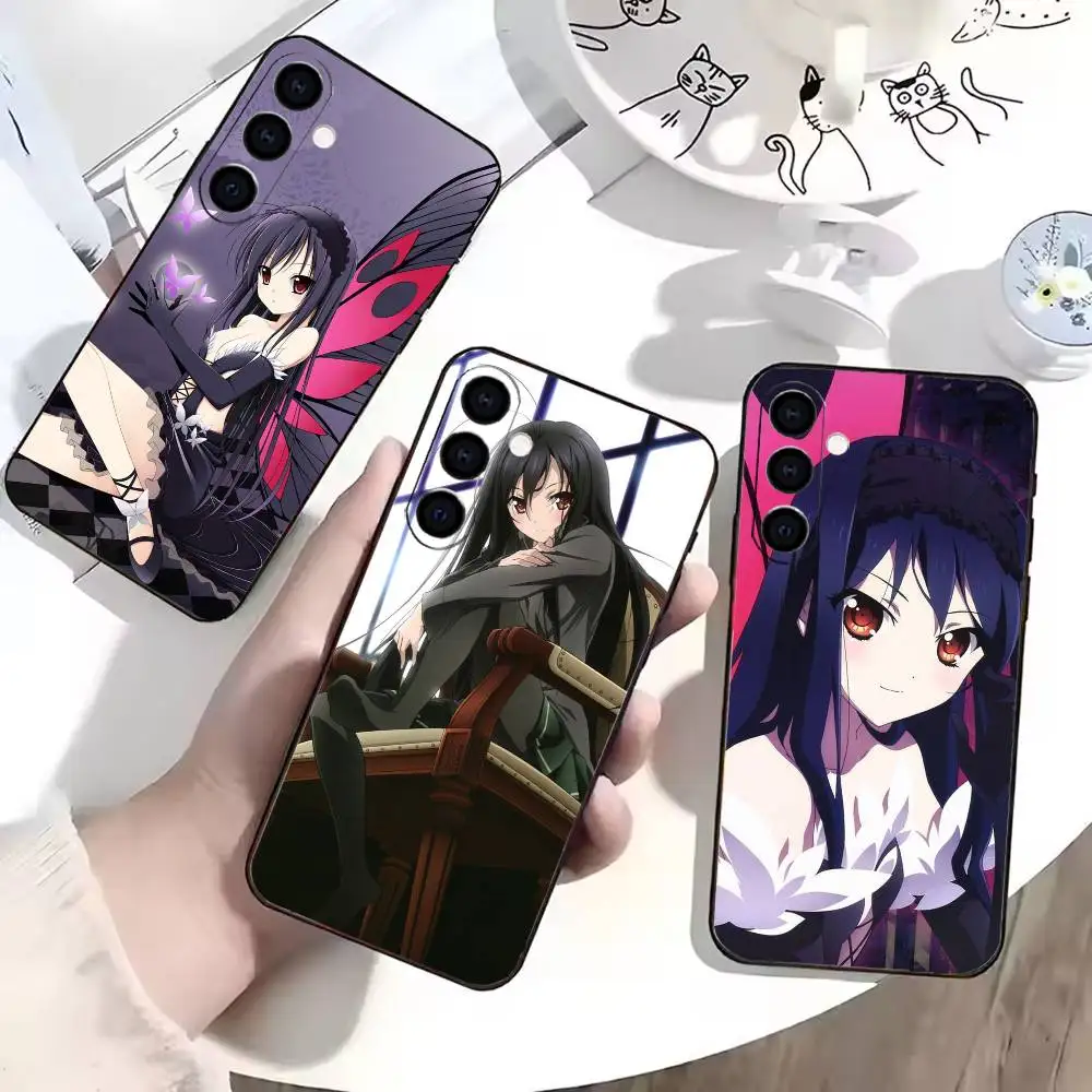 

Accel World Kuroyukihime Phone Case Black Silicone Soft For Samsung Galaxy A73,A72,A71,A70,A53,A52,A51