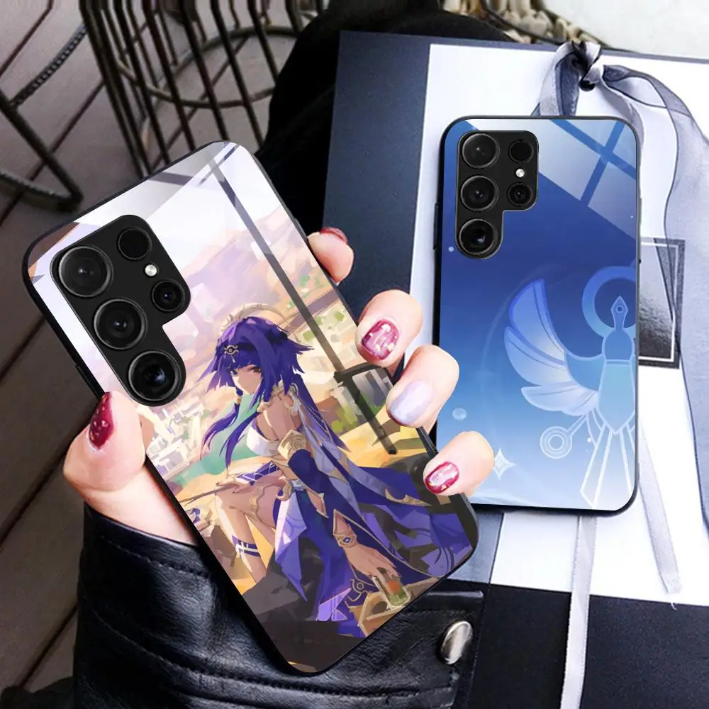 

Game GI Candace Glass Mobile Phone Case for Samsung Galaxy A56 55 54 53 52 51 36 35 34 23 16 15 5G Colorful Cover