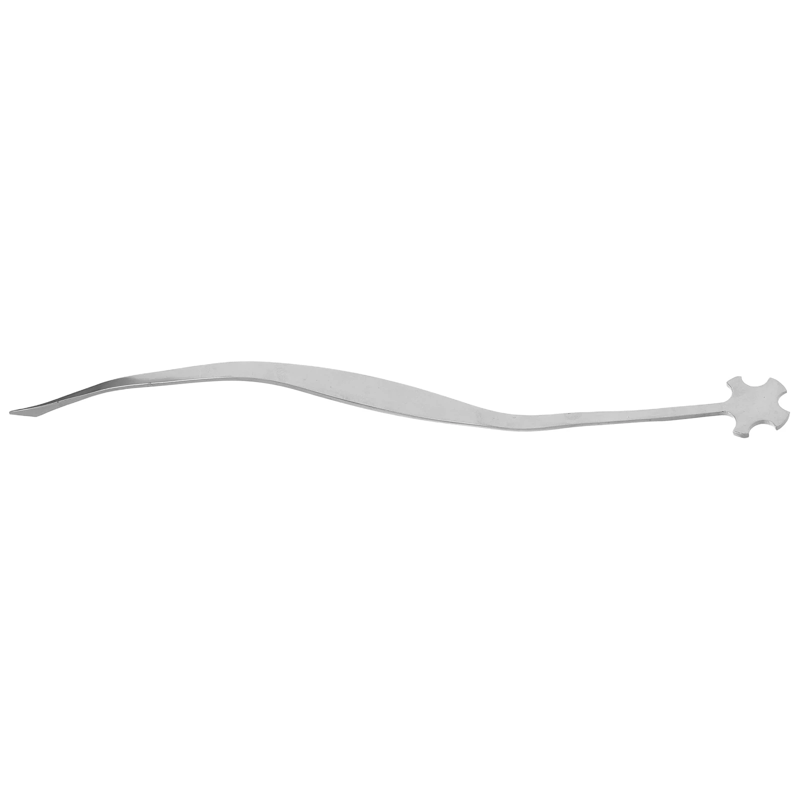 

Silver Violin Soundpost Inserter Tool Durable Metal Cello Installer Hook Adjustable Fret Positioning Repair String Instrument