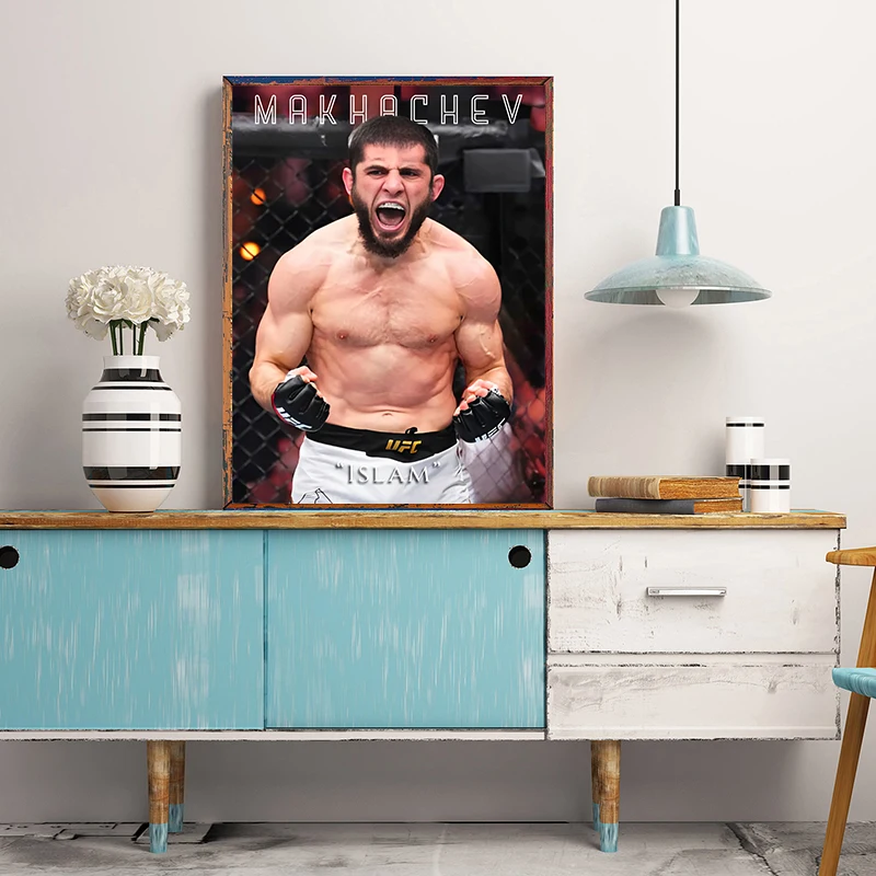 Inspirational Boxing Poster UFC Lightweight Champion Legend Print Canvas Painting Wall Art Picture for Gym Home Decoration