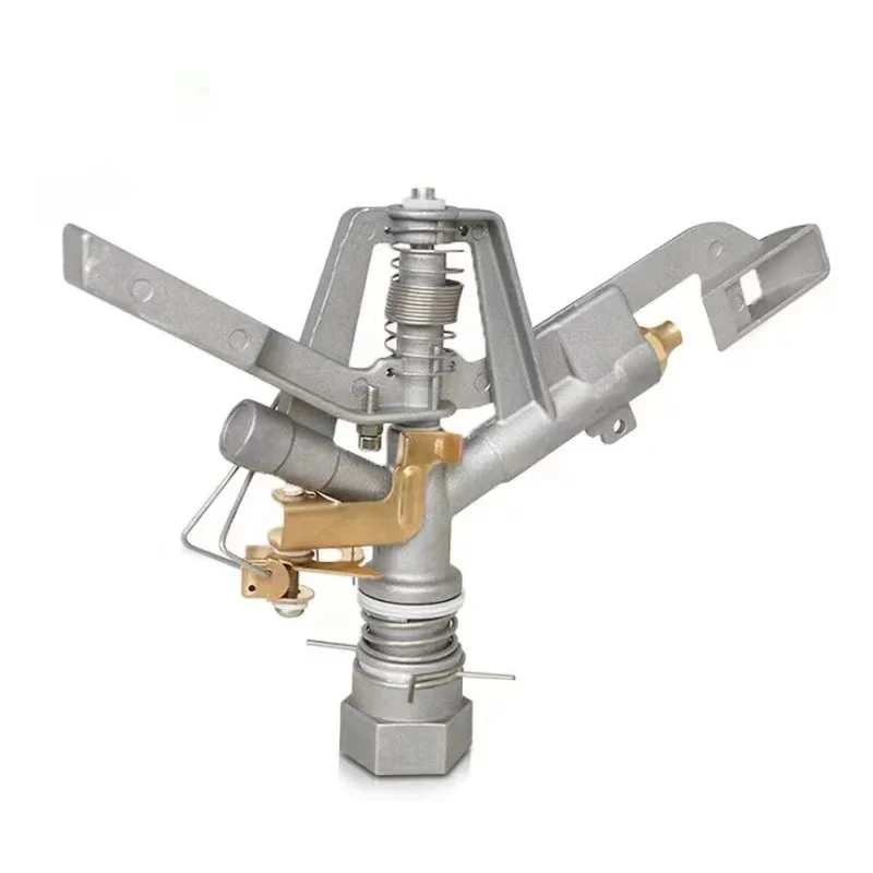 

1"(DN25) Watering Sprinkler Garden Lawn Sprayer Zinc Alloy 360°Rotary Drive Sprinklers Copper Nozzle Micro Irrigation