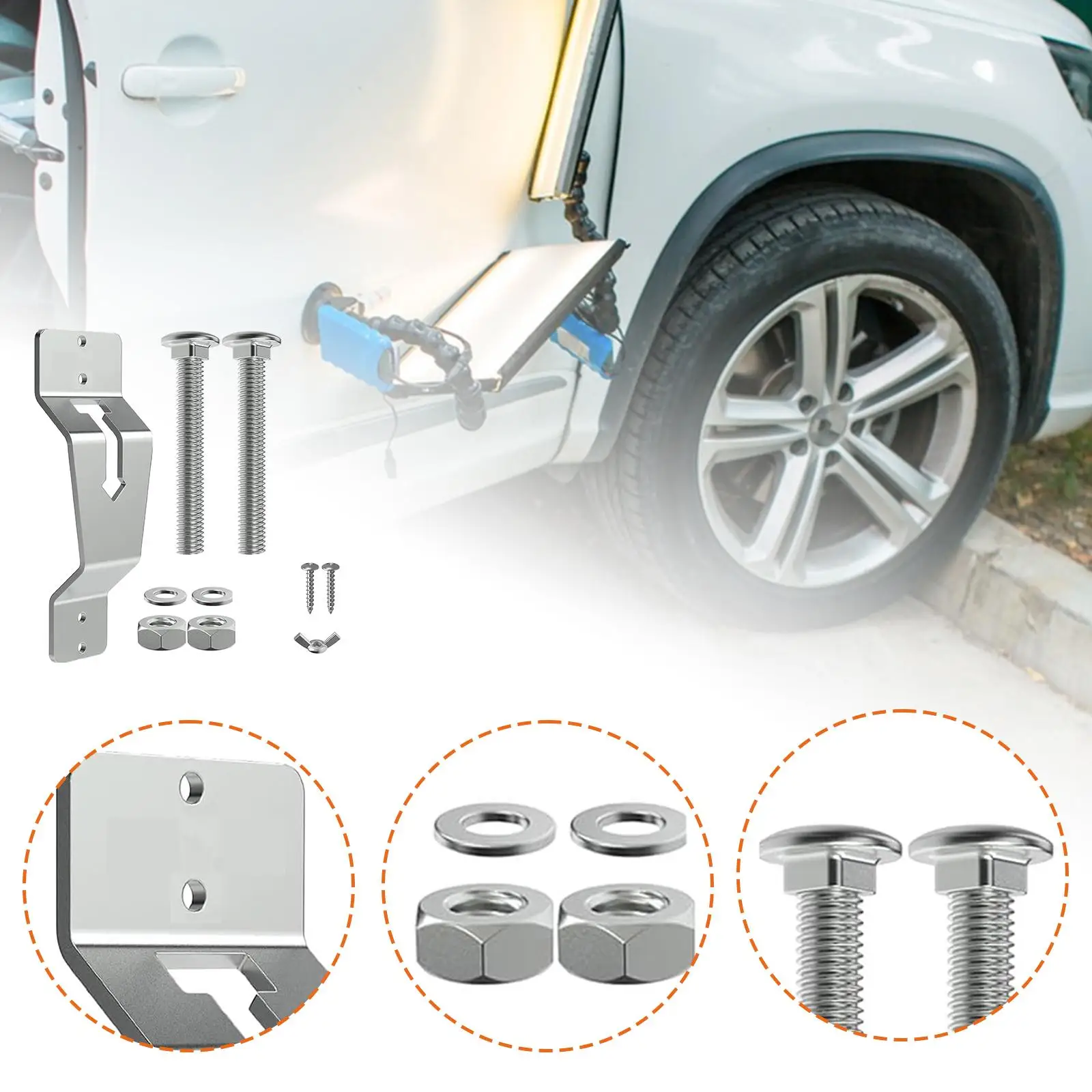 

Trailer Wall Mounted Spare Tire Holder Secure Bracket for Easy Storage and Repair