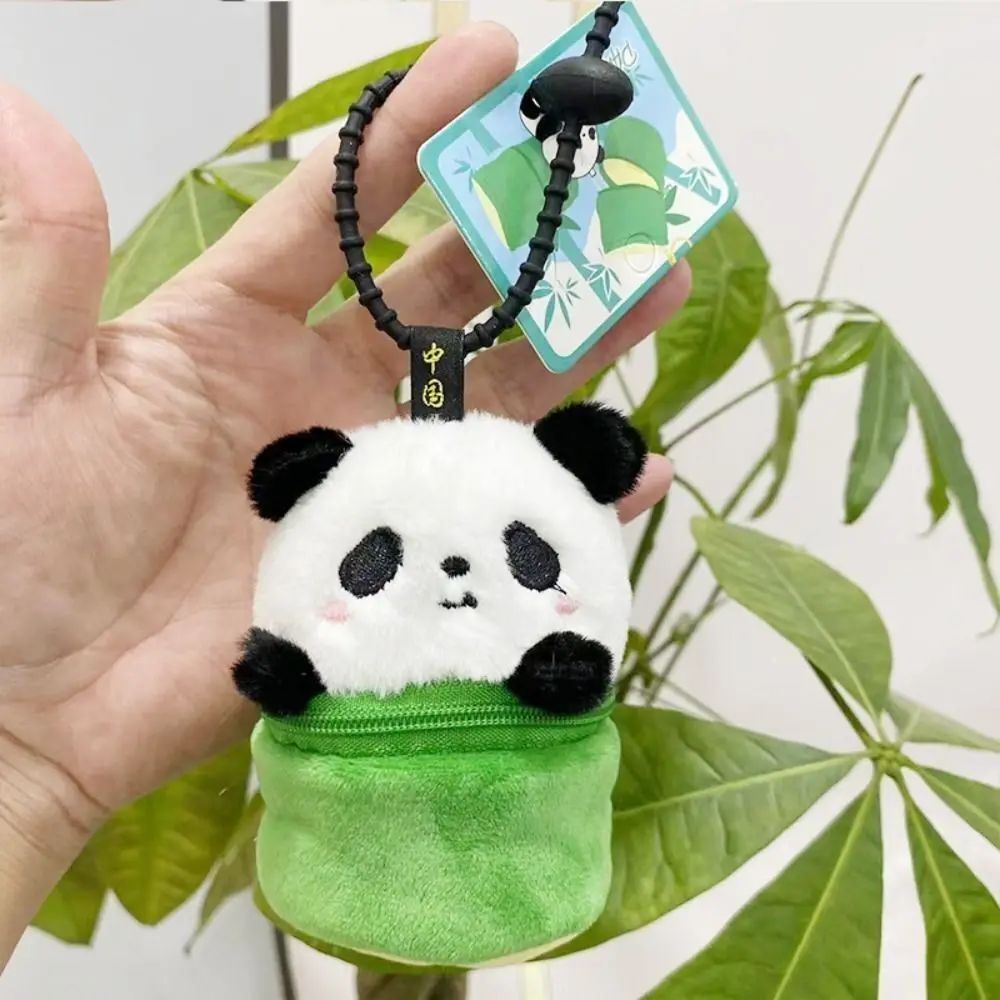 LLavero de cartera de felpa Zero, colgante de bolso de dibujos animados, Panda, muñeca Zero, Panda, nuevo