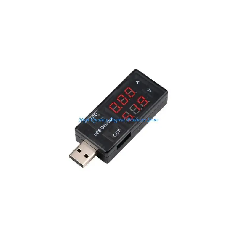 

U2JE Double Digital USB -ток электроэнергетической батареи вольтметром Ammeter зарядка мобильная мощность
