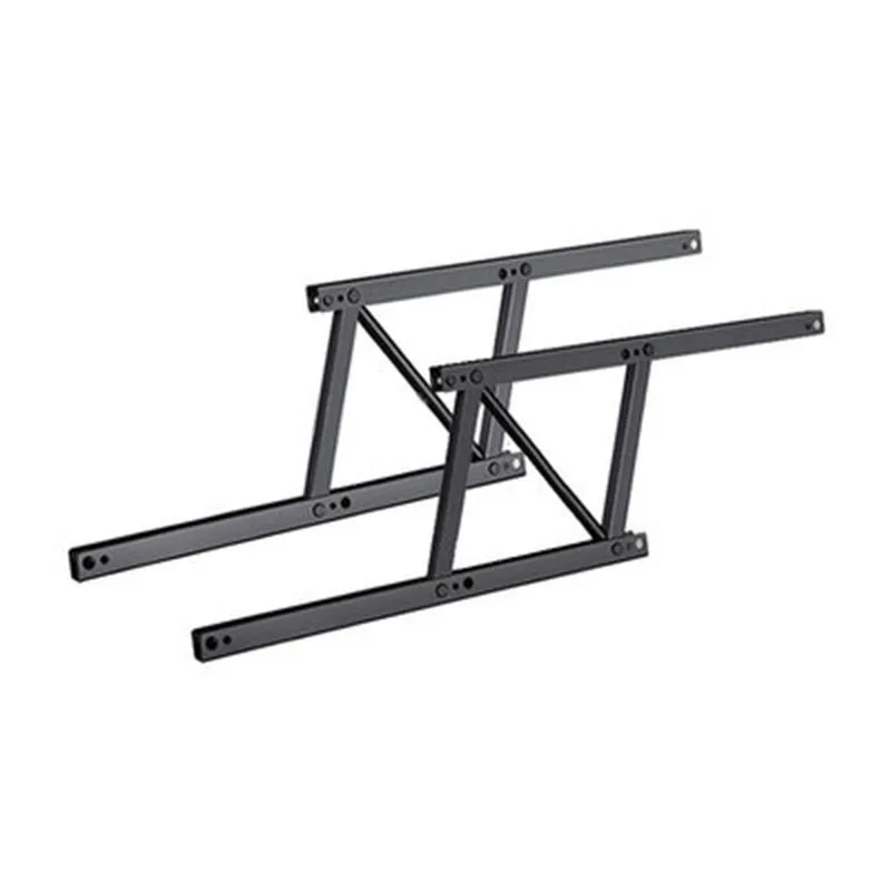 Guide rail lifting hardware folding hardware furniture coffee table bench multi-functional hinge bracket bracket storage