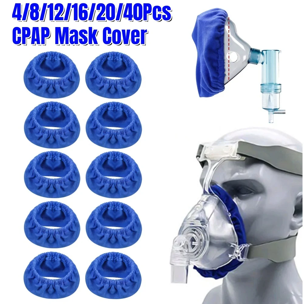 

4-20Pcs Reusable Washable Universal Nasal CPAP Mask Liners CPAP Mask Covers Pad for Most CPAP Ventilator Full Face Nasal Masks