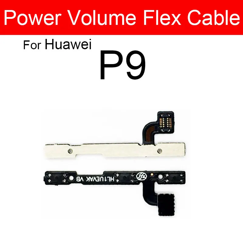 Power Volume Buttons Flex Cable For Huawei P7 P8 P9 P10 P20 Pro P10 P9 Plus P9 P8 Lite Mini 2016 2017 Side Keys Switch Flex Part