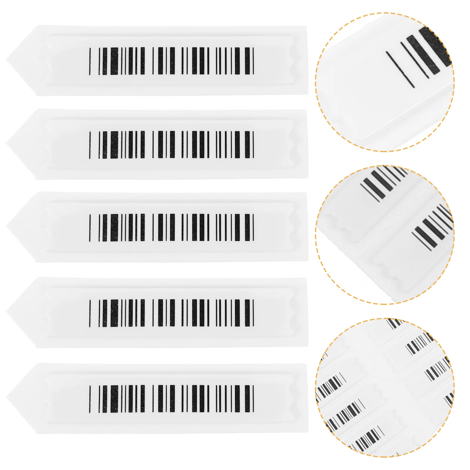 Etichette antifurto acusustomagnetiche da 100 pezzi Etichette per supermercati Squisita fattura Affidabile Uso prolungato Convenienza