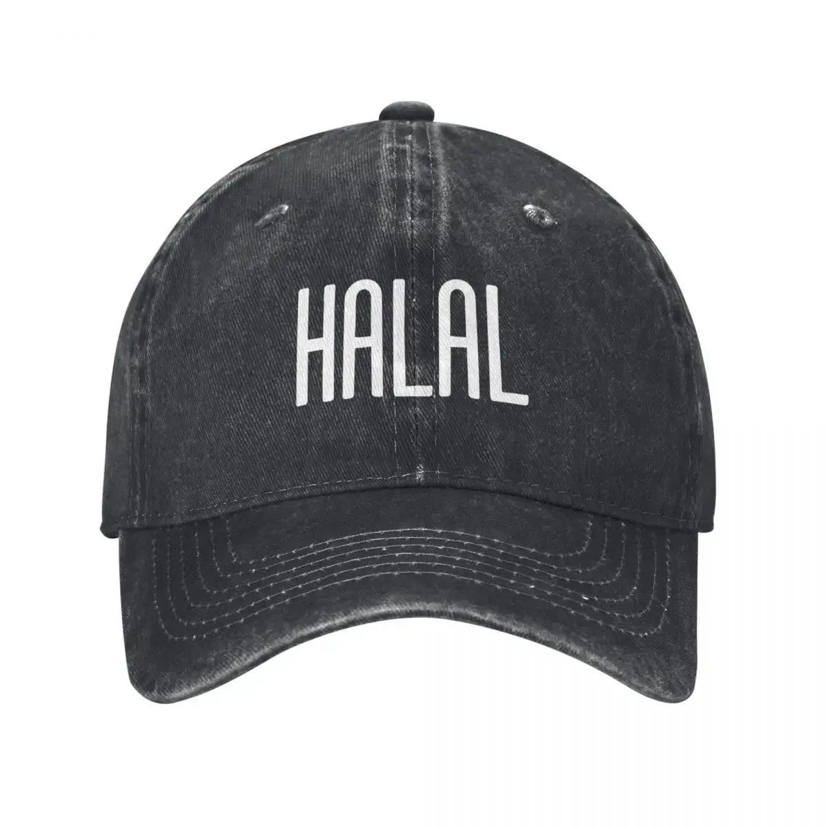 HALAL text Baseball Cap Beach Bag Uv Protection Solar Hat Caps For Men Women's